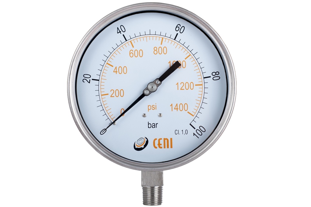 72Ø150 R 1/2"NPT 100 bar-psi